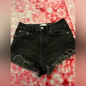 Zara jean shorts size 6 in us